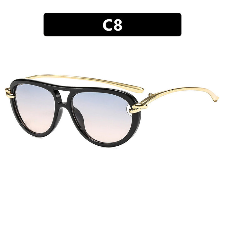 Damen Retro-Sonnenbrille mit elegantem Rahmen und polarisierten Gläsern Karnz