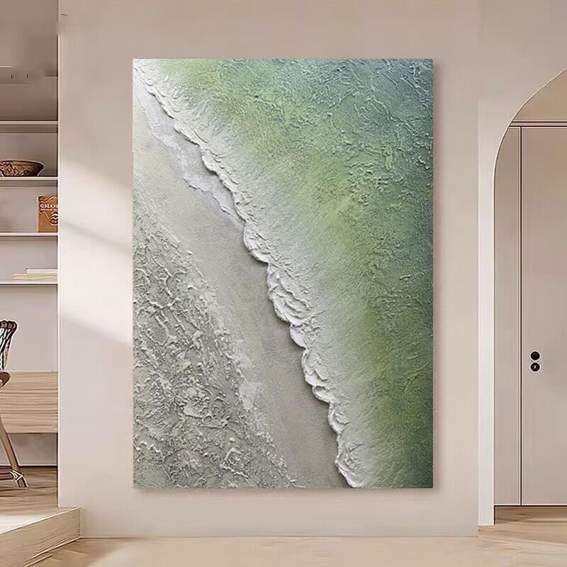 Strukturierte Küstenlandschaft Wandkunst