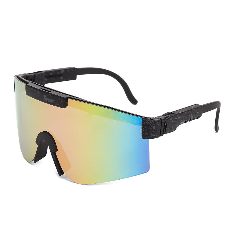Damen Sportliche Statement-Sonnenbrille im modernen Design Karnz