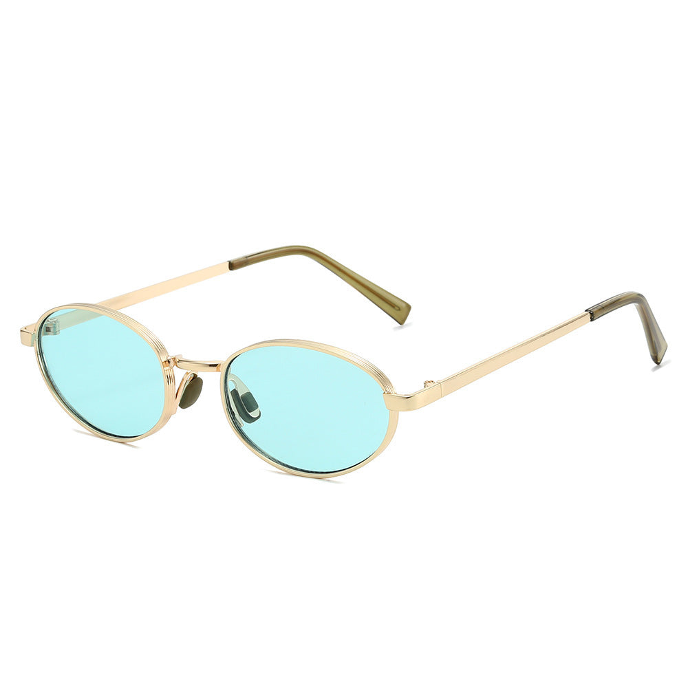 Moderne ovale Rahmen Sonnenbrille Karnz