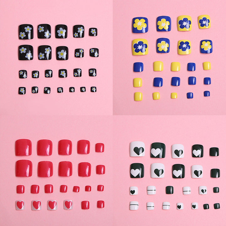Floral Design Press-On Nagelset Karnz