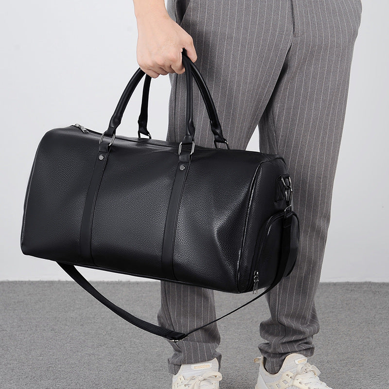 Elegante Leder Wochenendtasche Karnz
