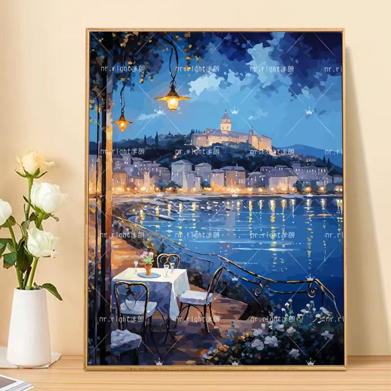 Fantasy Landschaft Kunstdruck Karnz