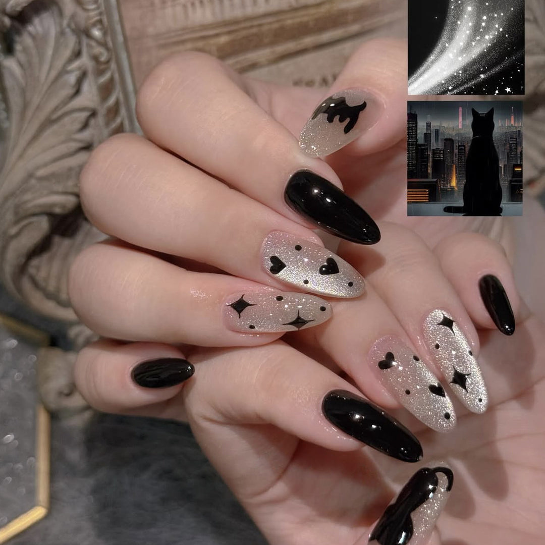 Kreative Halloween-Themen Nagelkunstverlängerungen Karnz