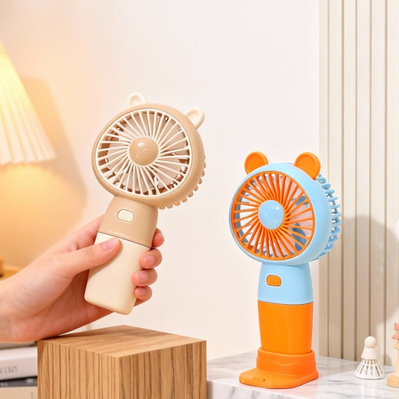 Damen Tragbarer Handventilator im niedlichen Bärendesign Karnz