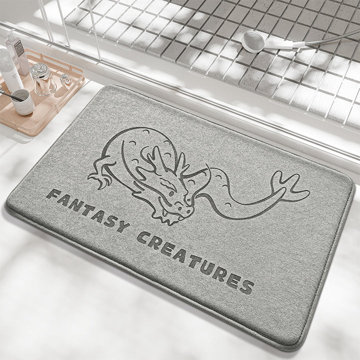 Wal-Theme Memory Foam Badmatte