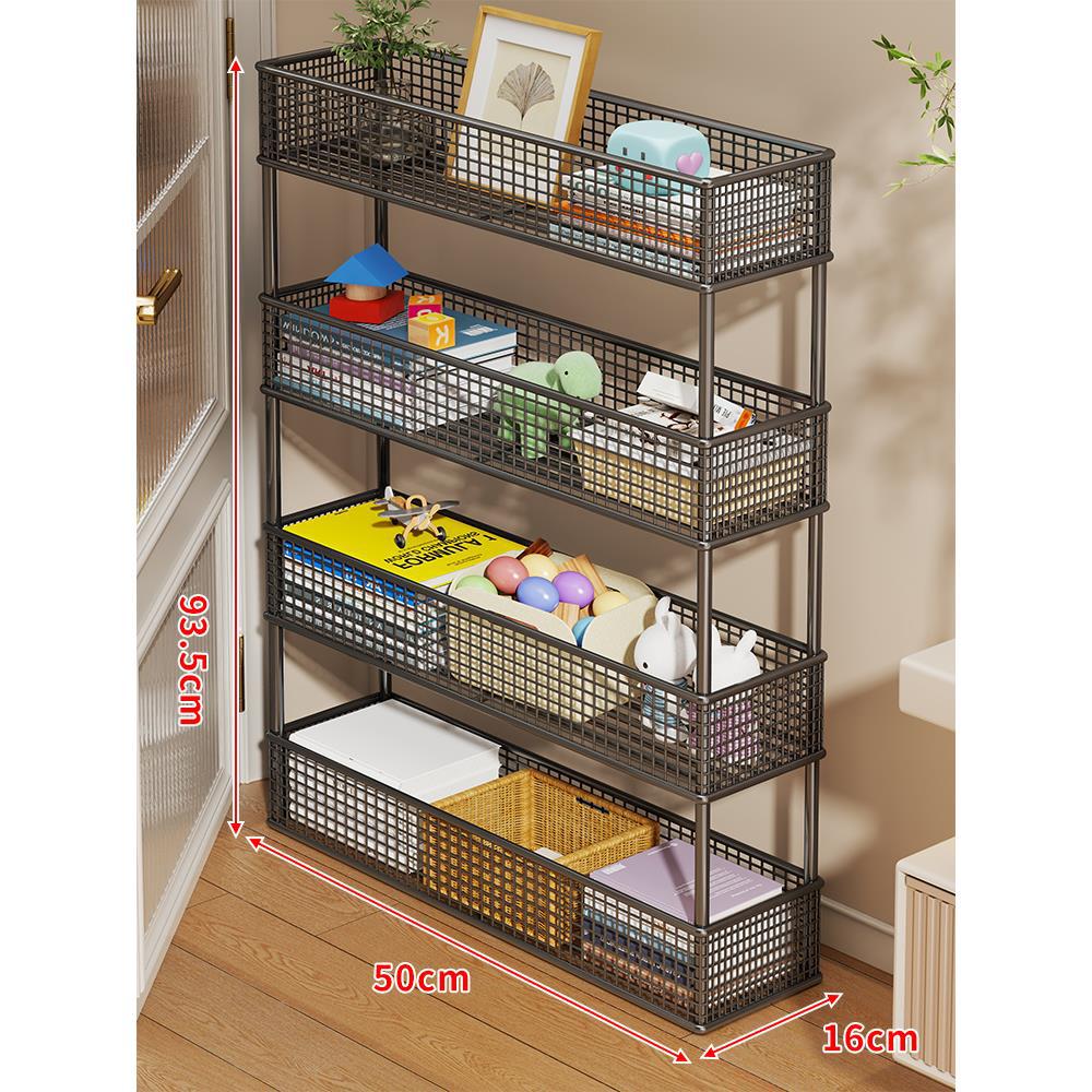 Slim Vertikaler Netzkorb Organizer Regalsystem für enge Räume