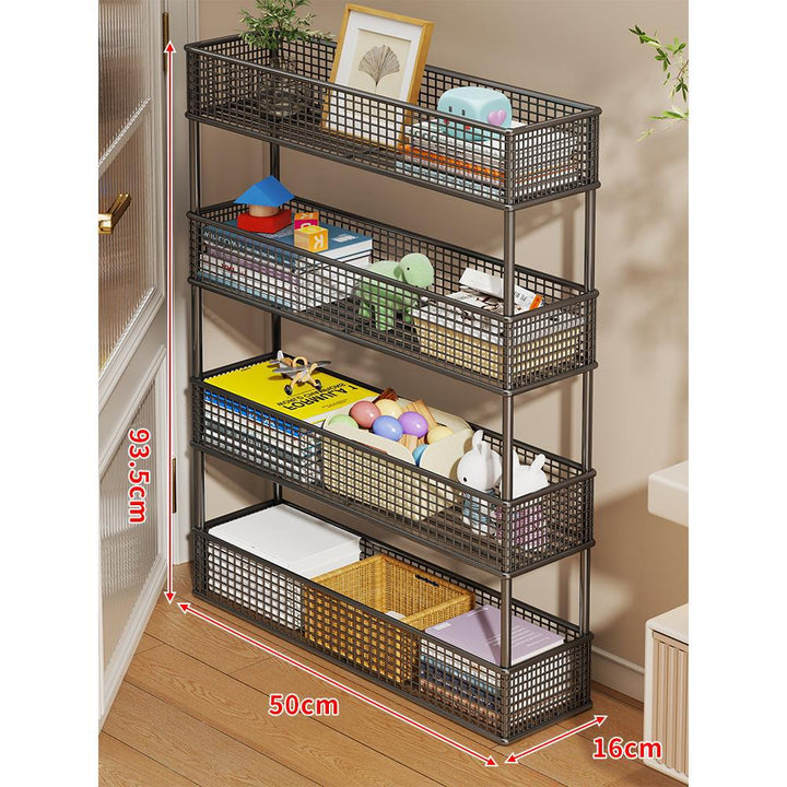 Slim Vertikaler Netzkorb Organizer Regalsystem für enge Räume