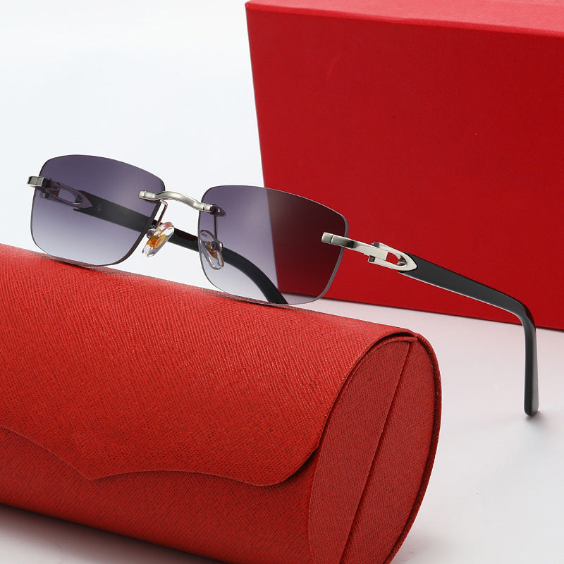 Damen elegante und modische Brille mit filigranem Metallrahmen Karnz