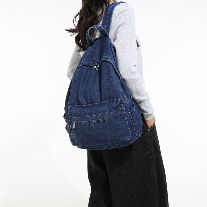 Trendiger Freizeit-Denim-Rucksack Karnz