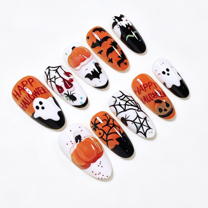 Halloween-Themen-Nagelkunst Karnz