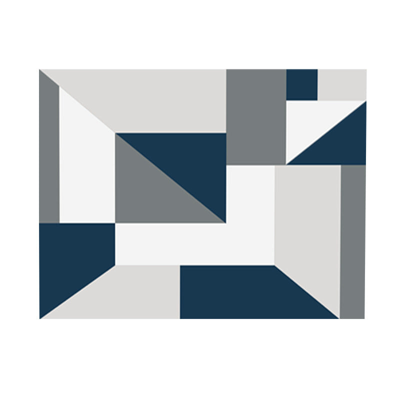 Moderner flachgewebter Wohnzimmer-Teppich mit abstraktem geometrischem Design Karnz