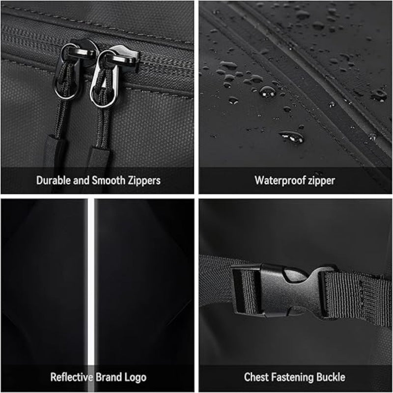 Motorrad-Rucksack mit Reflektierenden Sicherheitsdetails Karnz