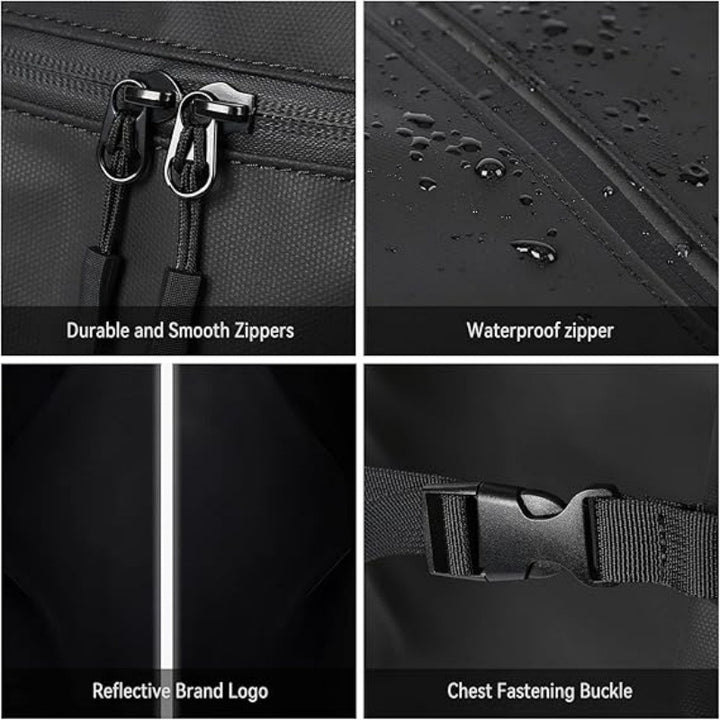 Motorrad-Rucksack mit Reflektierenden Sicherheitsdetails Karnz