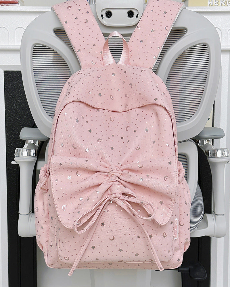 Sternenprint Schleifen-Detail Rucksack Karnz