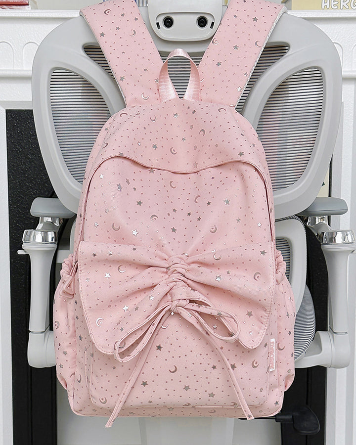 Sternenprint Schleifen-Detail Rucksack Karnz