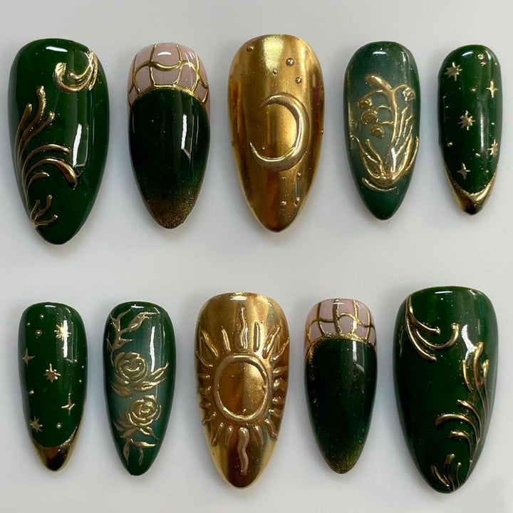 Künstlerisches Nageldesign Karnz