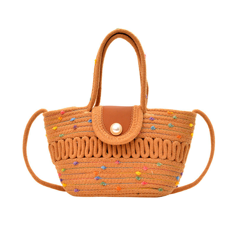 WoCharming Gewebte Mini Tote Bag Karnz