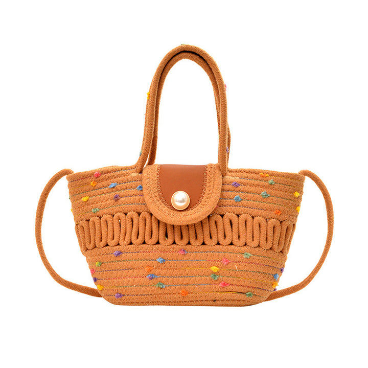 WoCharming Gewebte Mini Tote Bag Karnz