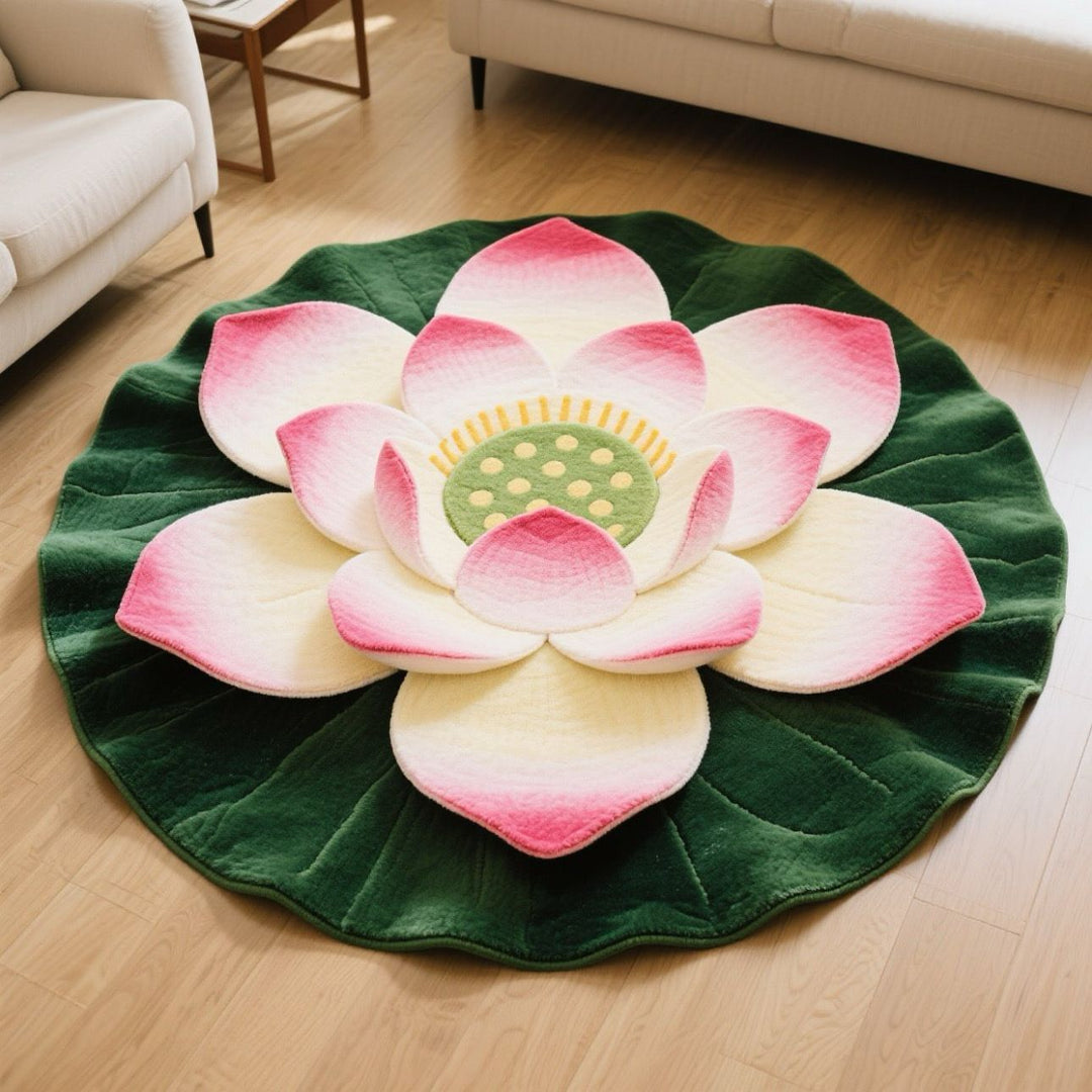 Florale lotusförmige Teppich Karnz