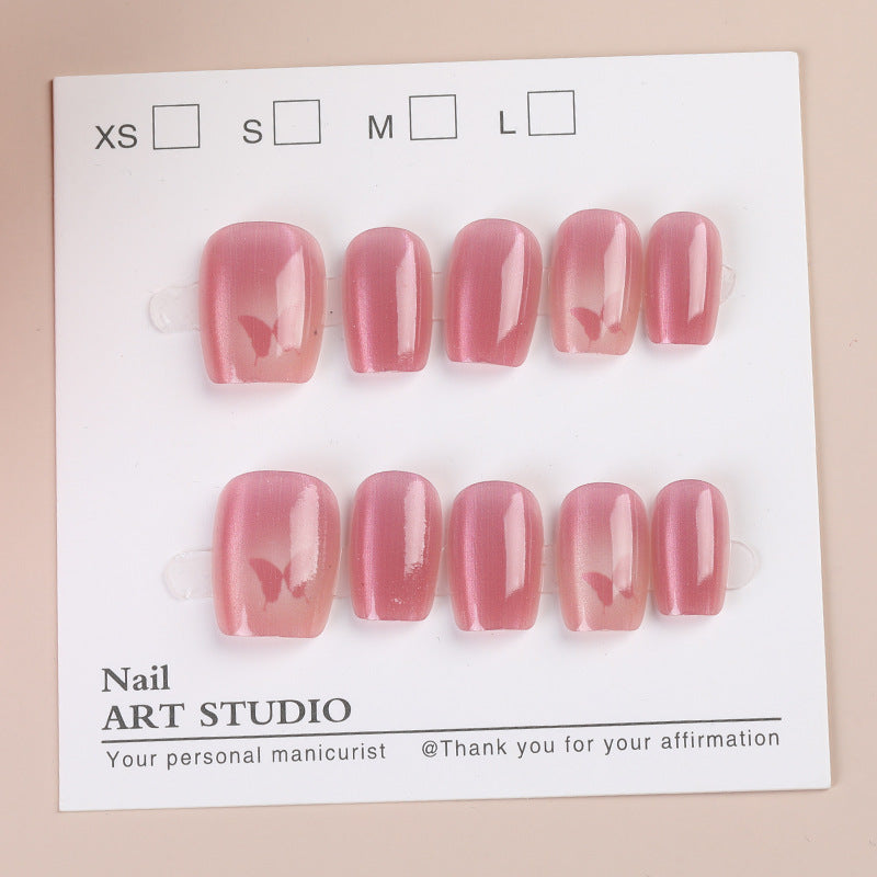 Stylisches Press-On Nagelset Karnz