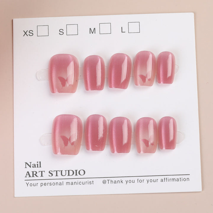 Stylisches Press-On Nagelset Karnz