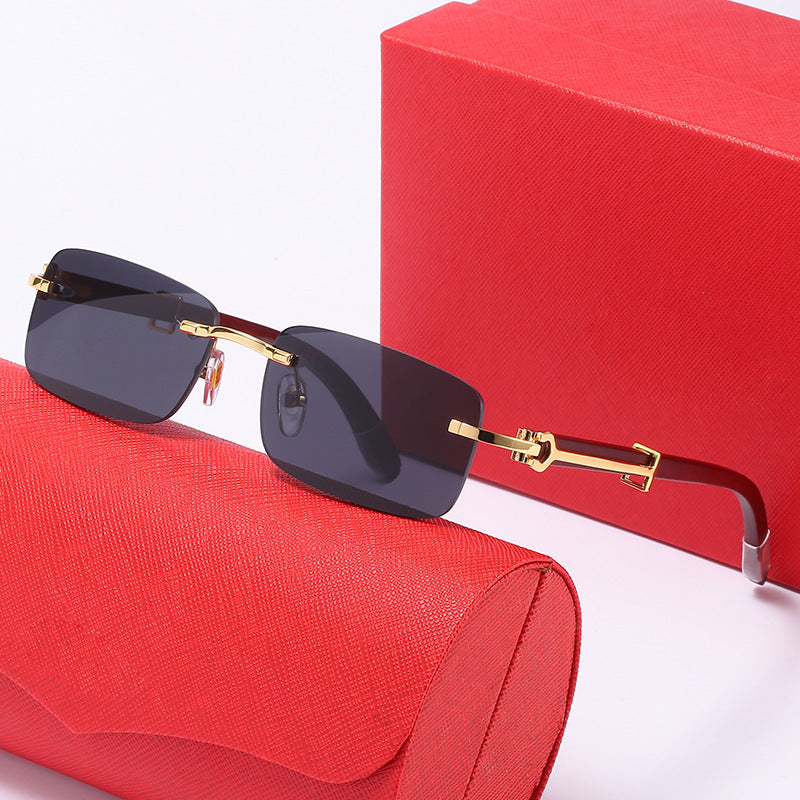 Damen elegante quadratische Sonnenbrille Karnz