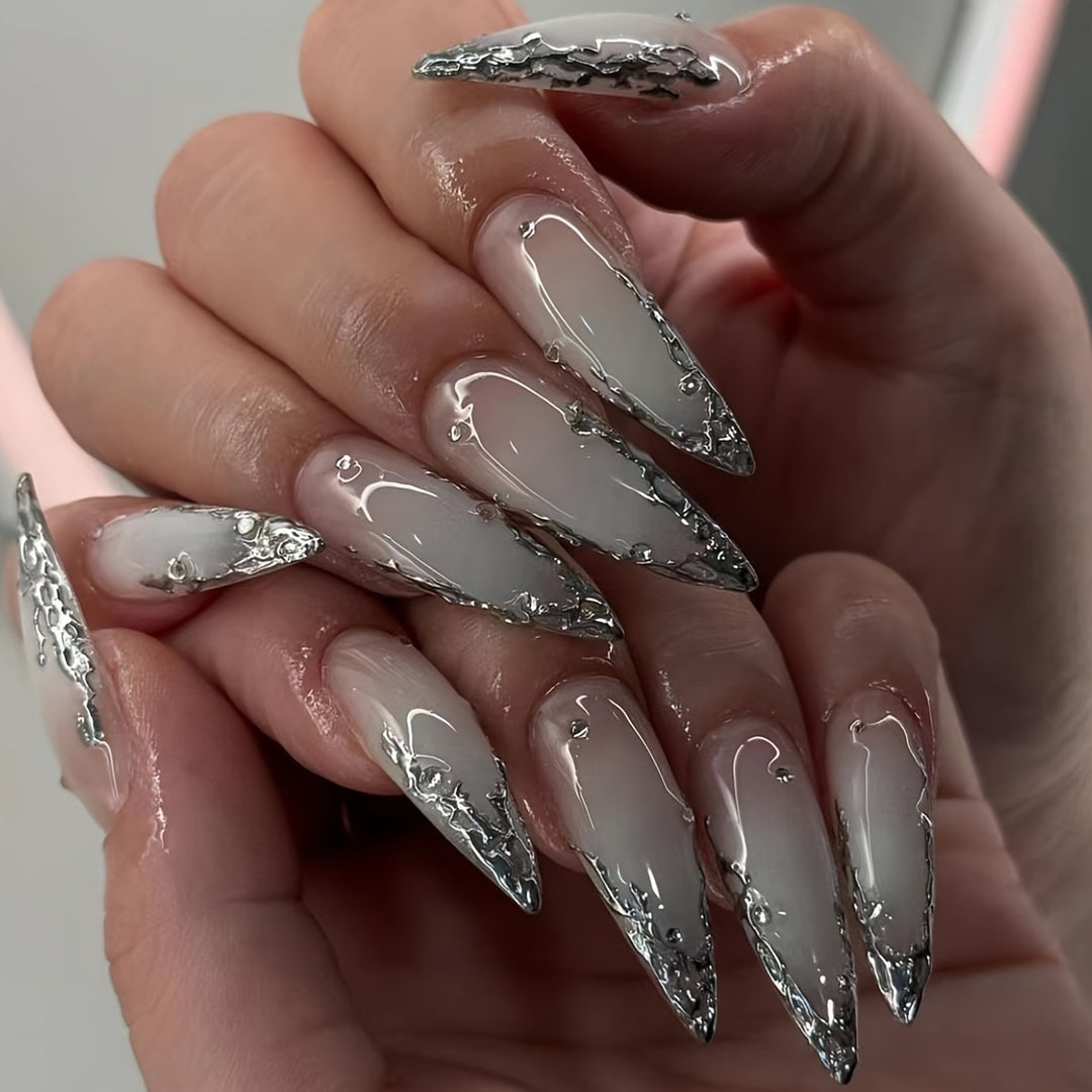 Premium Künstliche Stiletto Nagelverlängerungen Karnz