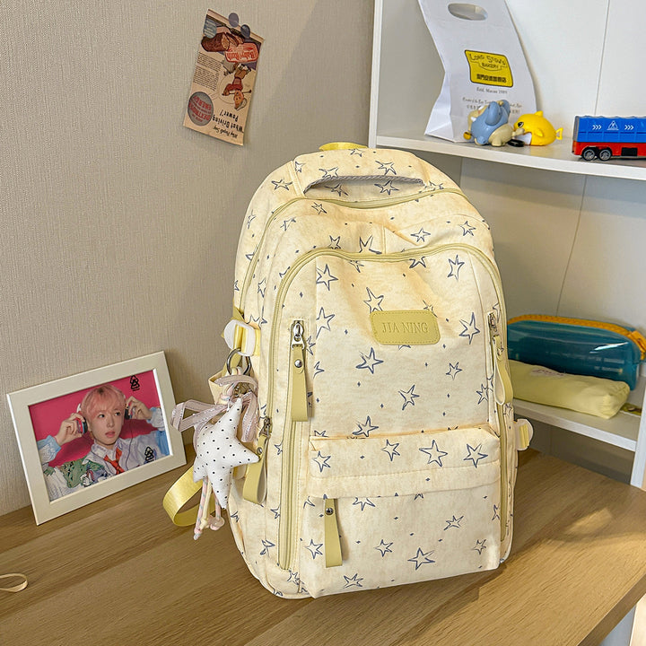 Stylischer Star-Emblazoned Alltagsrucksack Karnz