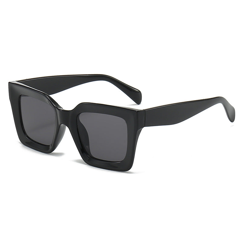 Damen Modische quadratische Sonnenbrille mit trendigem Rahmen und schützendem UV-Filter Karnz