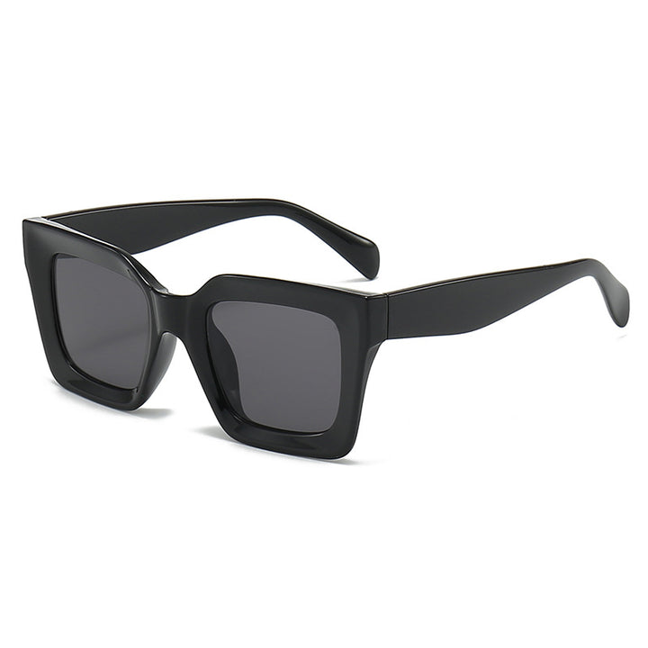 Damen Modische quadratische Sonnenbrille mit trendigem Rahmen und schützendem UV-Filter Karnz