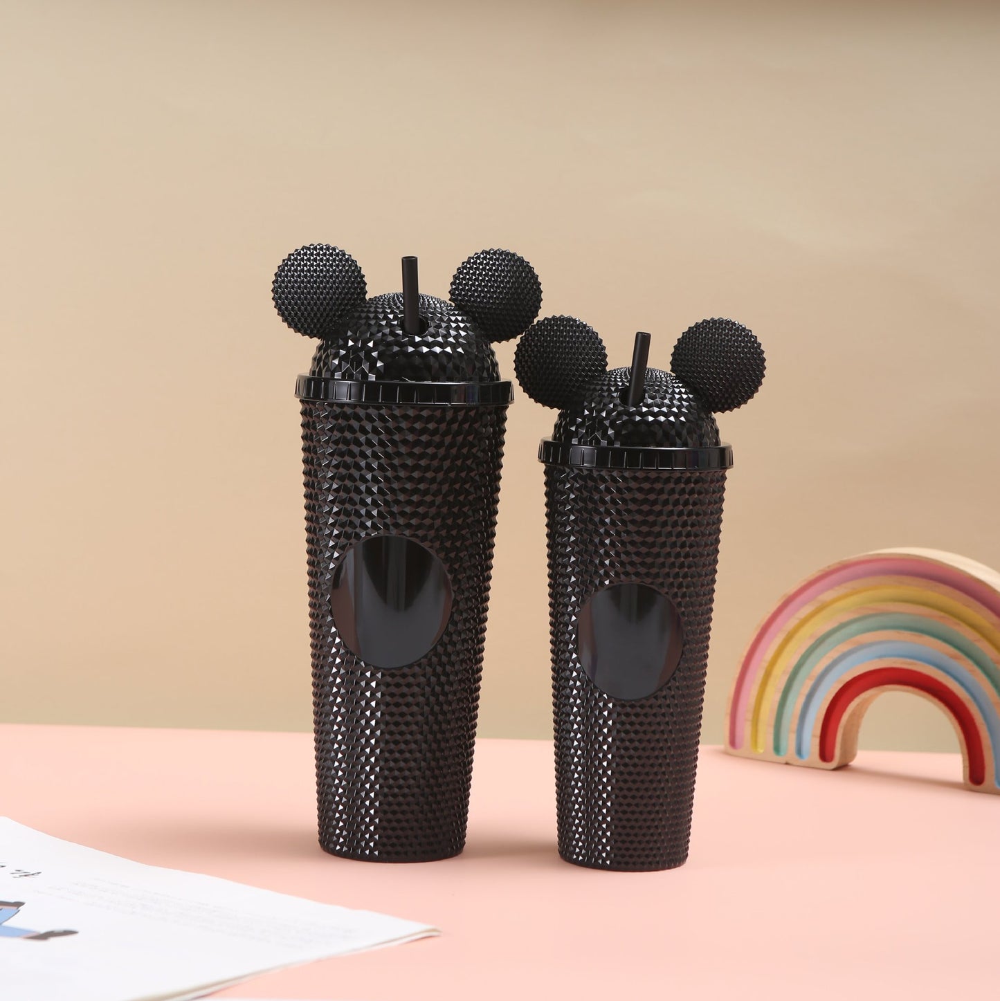 Damen Trendige und verspielte Becher mit Mickey-Maus-Ohren Karnz