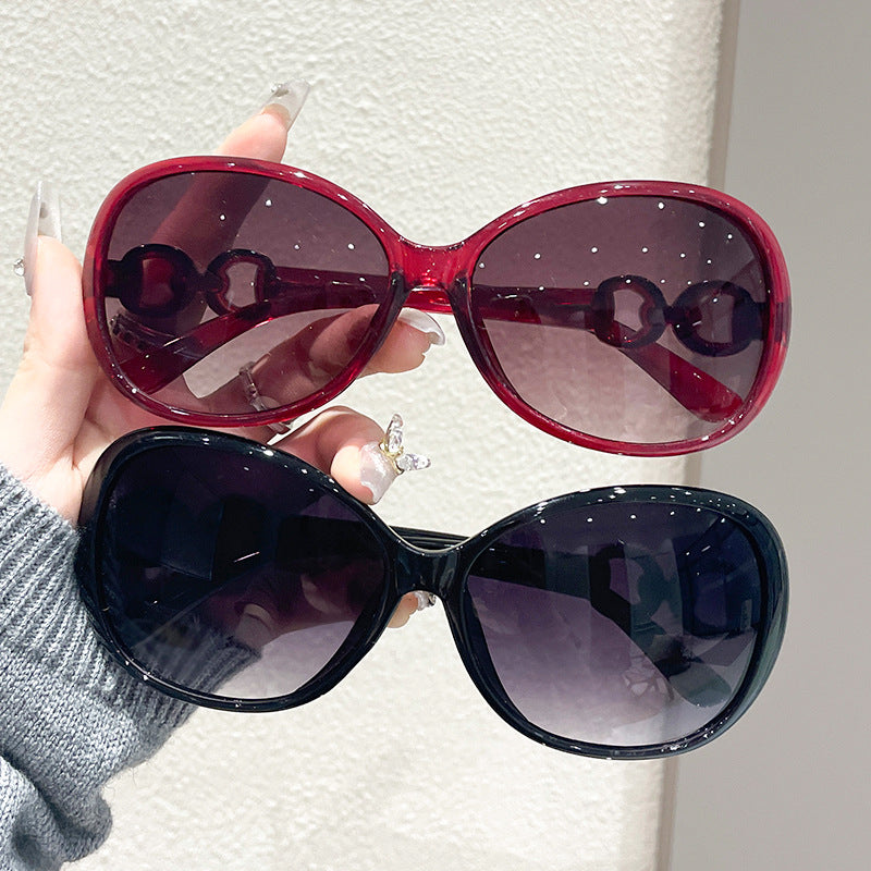 Damen Oversized Sonnenbrille mit UV-Schutz und trendigem Design Karnz