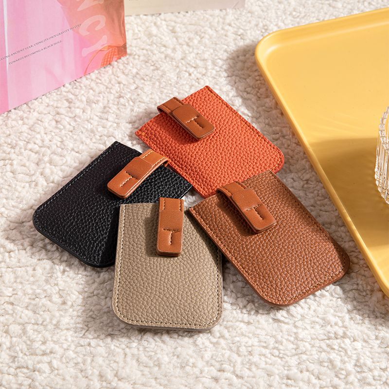 Minimalist RFID-blockierendes Lederkartenetui Karnz
