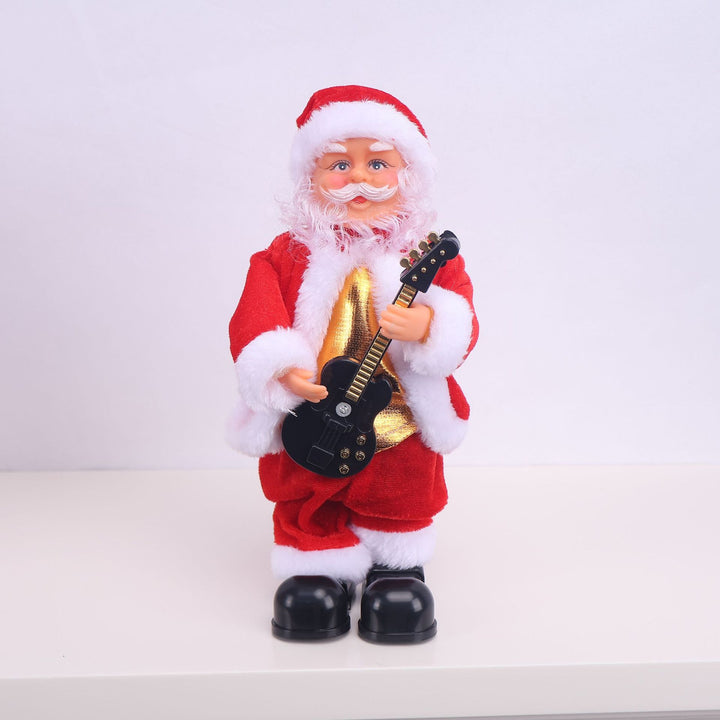 Dekorative Weihnachtsmannfigur mit Saxophon