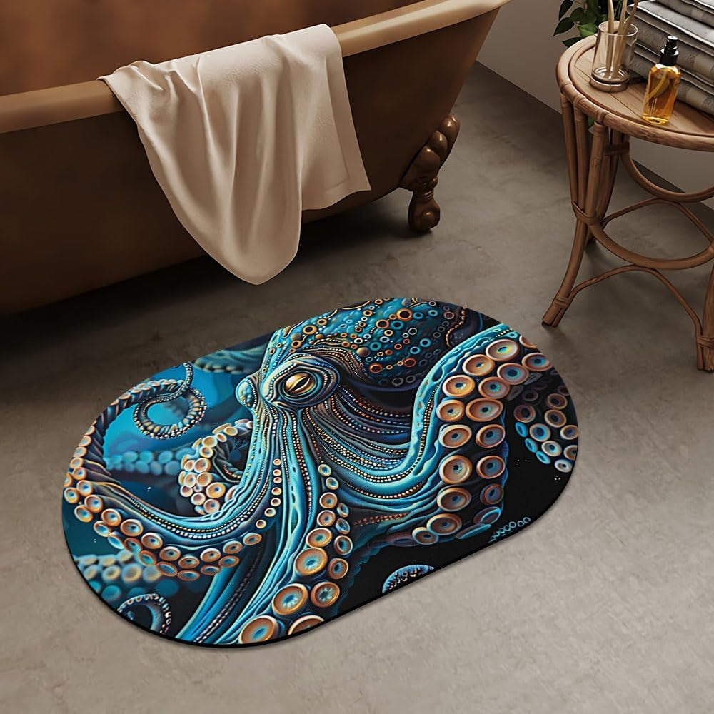 Luxuriöse abstrakte Marmor-Design-Badmatte