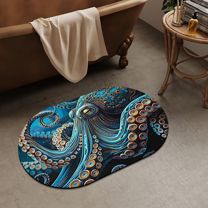 Luxuriöse abstrakte Marmor-Design-Badmatte