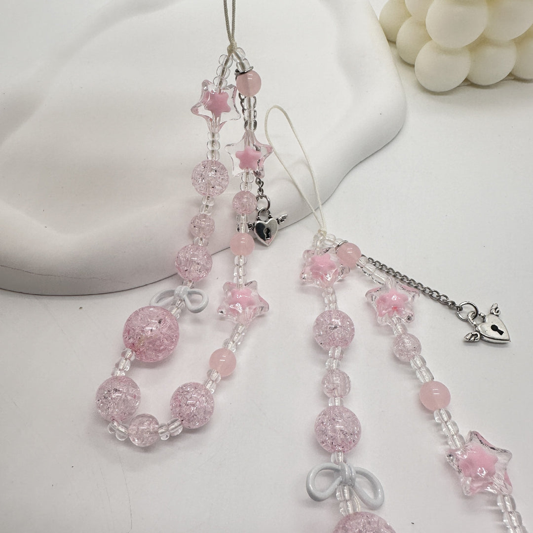 Rhinestone Perlen Charms Halskette Karnz