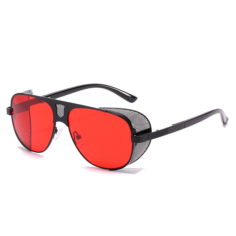 Damen Sportsonnenbrille mit innovativem Netzrahmen und polarisierenden Gläsern Karnz