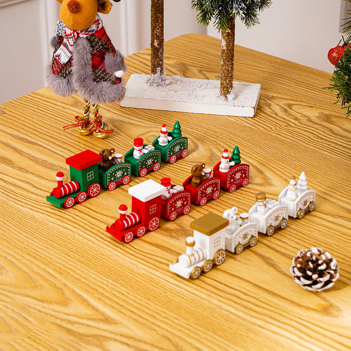 Dekoratives Weihnachtszug-Set Karnz