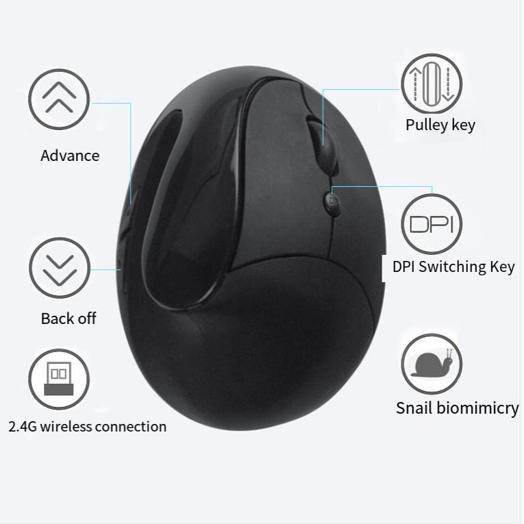 Ergonomische Kabellose Maus Karnz