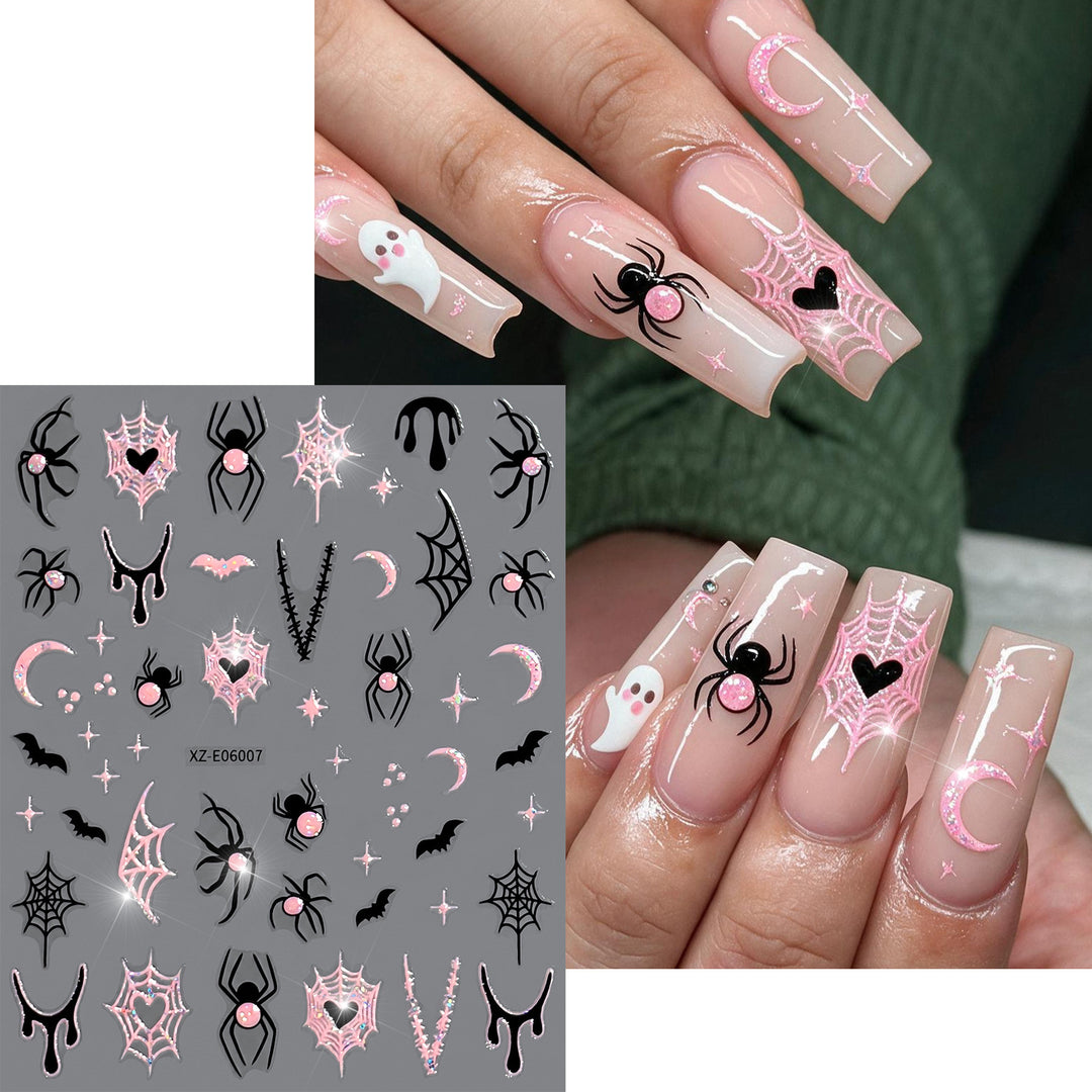 Halloween-Themen Nagelkunst Aufkleber Set  1791507032