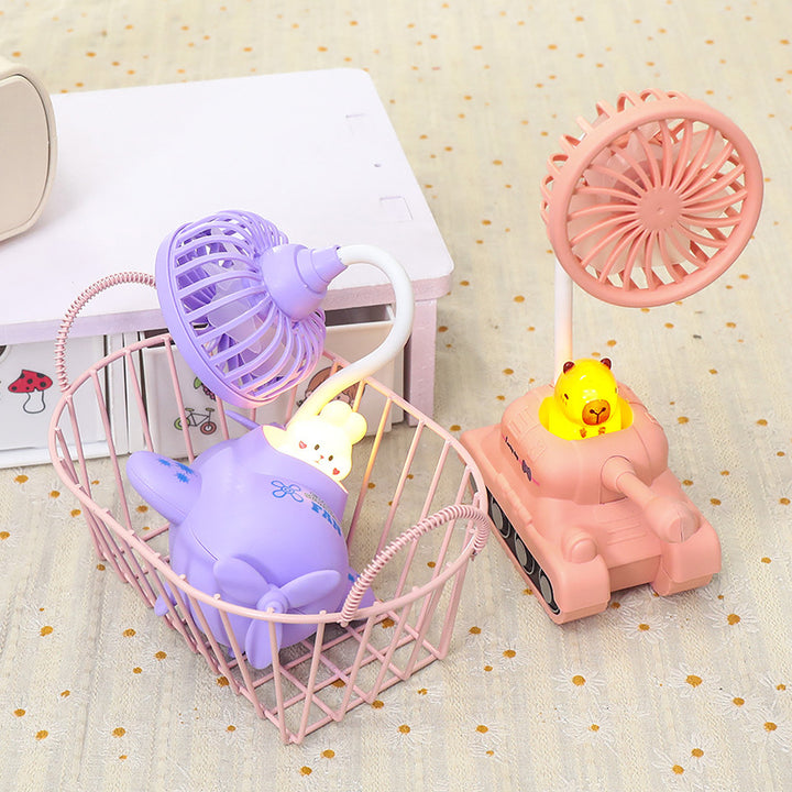 Damen Kreativer Tischventilator mit integriertem Spielzeugdesign Karnz