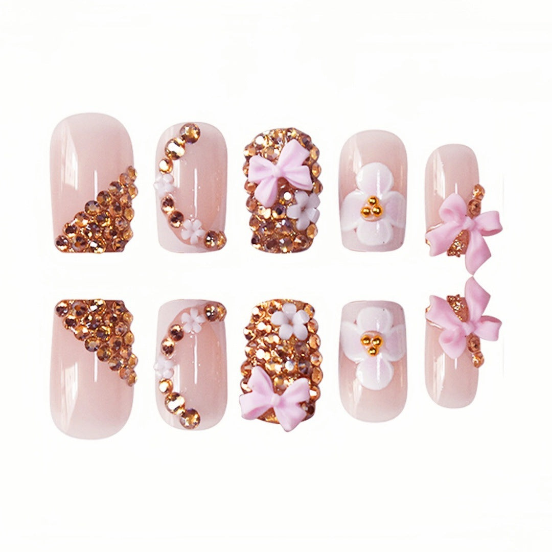 Floral Design Press-On Nägel Karnz