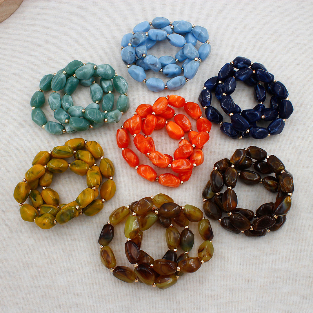 Artisan handgefertigtes Perlenarmband Karnz