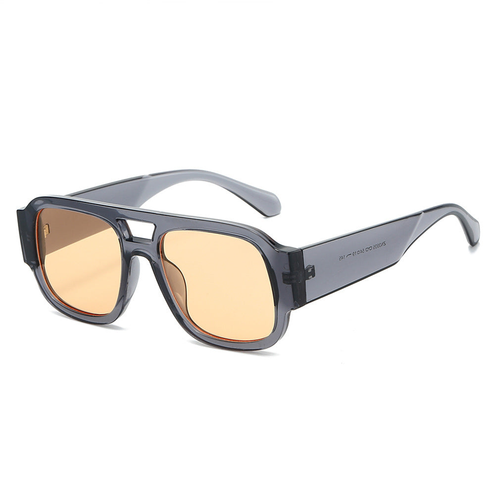 Moderne retro-inspirierte quadratische Sonnenbrillen Karnz