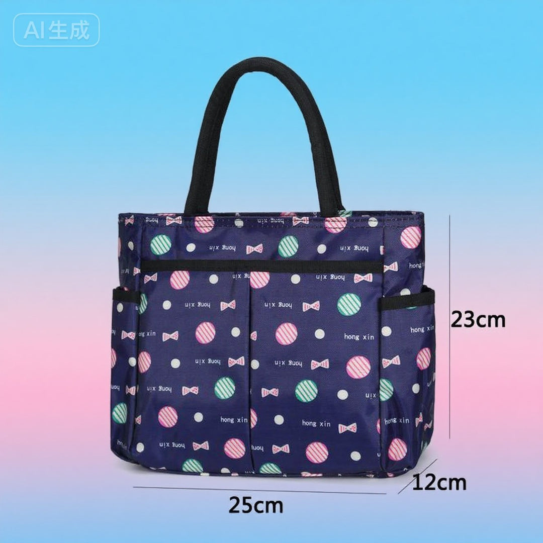 Blumenmuster Mehrfach-Taschen Einkaufsbörse Karnz