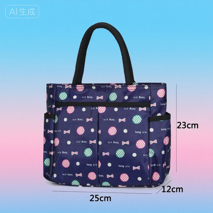 Blumenmuster Mehrfach-Taschen Einkaufsbörse Karnz