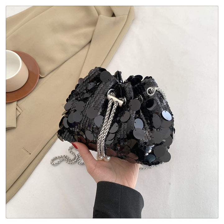 Funkelnde Pailletten Abend Clutch