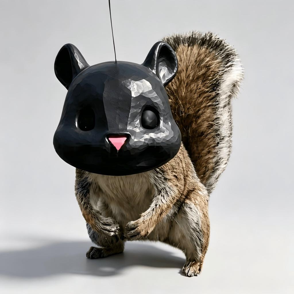 Dekorative Eichhörnchenfigur Karnz